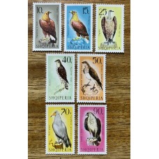 ALBANIA 1966 SERIE COMPLETA NUEVAS MINT AVES AGUILAS 13 euros